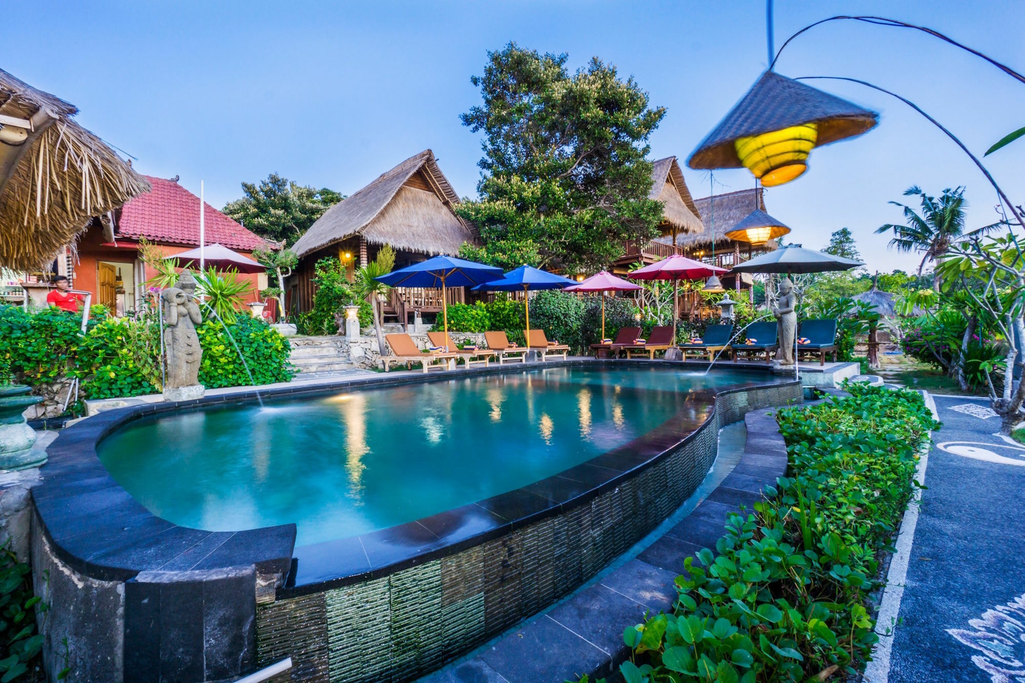 The Dafish Ceningan Otel Ceningan Island Dış mekan fotoğraf